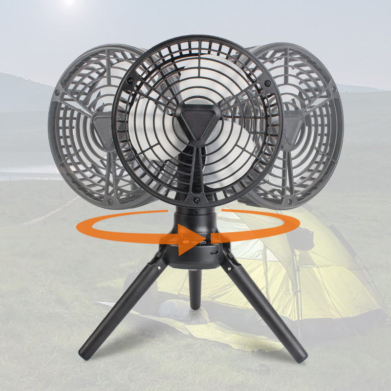 Mini-USB-Campingventilator mit LED