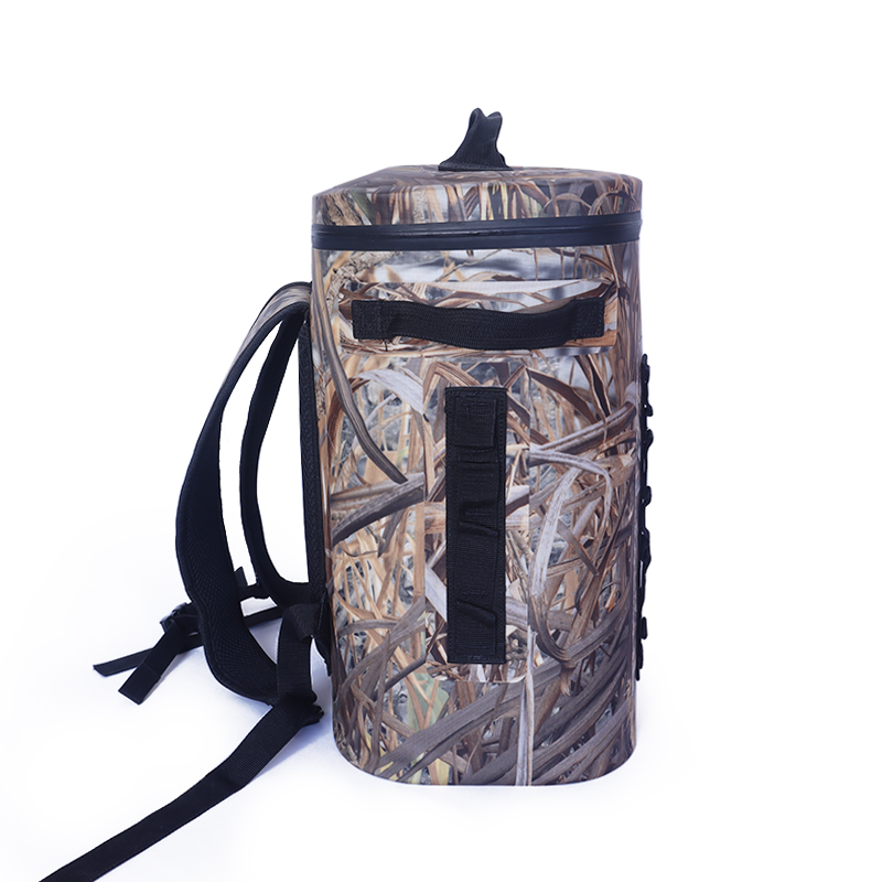 Großer, wasserdichter, isolierter TPU-Kühlrucksack mit Camouflage-Muster für den Außenbereich – Kühltasche für Wein, Bier, Strand und Lebensmittel