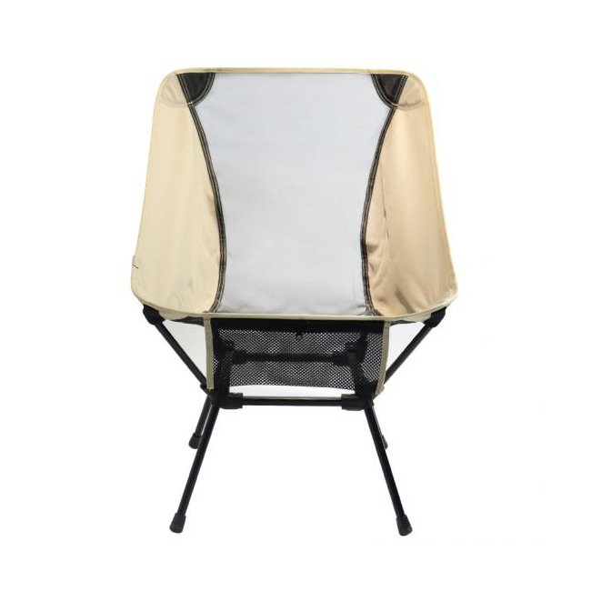 Faltbarer Outdoor-Campingstuhl mit transparentem Netzrucksack