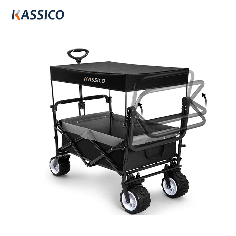 Zusammenklappbarer Outdoor-Allzweckwagen mit Abdecktasche